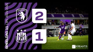 K BEERSCHOT VA 21 RSC ANDERLECHT  HIGHLIGHTS [upl. by Artinahs706]