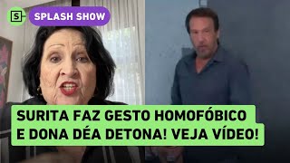 Dona Déa detona Emílio Surita em vídeo após apresentador fazer gesto homofóbico no Pânico veja [upl. by Medeah]