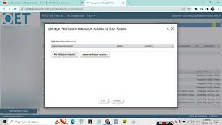 How to Give Verification Institution Access to My OET Results to Institute I Manage verifier access [upl. by Erena]