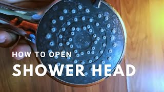 How to Open Shower head  Shower Head  Triton Shower Head  Clean Shower Head [upl. by Aridan]