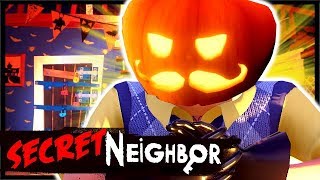 HELLOWEEN NEIGHBOR w DanTDM  Thinknoodles amp Jemma  Secret Neighbor Hello Neighbor [upl. by Melbourne]