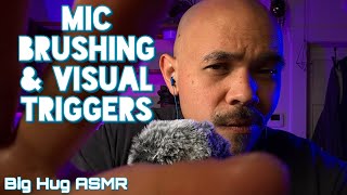 ASMR Fluffy Mic Brushing and Visual Triggers w Velvety Soft Whispers for EXTREME Tingles [upl. by Janette559]