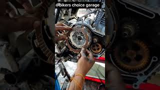 Yamaha Fzv2 clutch assembly change [upl. by Assert661]