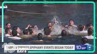 69 young men prepare to dive for cross in 118th Epiphany celebration [upl. by Alim]