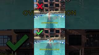 Over Rotation vs Proper Rotation swimming [upl. by Ramad958]