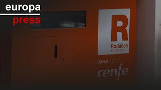 Renfe mantiene la suspensión de líneas de Rodalies hasta que lo indique Protección Civil [upl. by Kingdon]