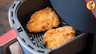 How to cook pork schnitzel in the air fryer [upl. by Lihka]