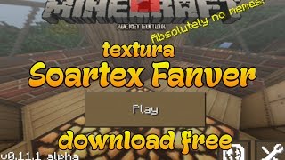 Minecraft PE 0111  Soartex Fanver Texture Pack Textura [upl. by Vaughan]