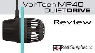 Ecotech Marine Vortech MP40wQD Quietdrive Video Review [upl. by Allin]