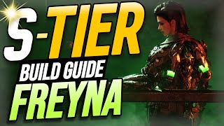 BEST FREYNA BUILD V3 STIER  SOLO HARD BOSSES 30 SECONDS  THE FIRST DESCENDANT BUILD GUIDE [upl. by Attenauq]