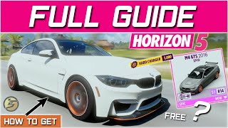 How To Get 2016 BMW M4 GTS Forza Horizon 5 Forzathon Weekly Challenge Ultimate Driving Machine FH5 [upl. by Charin]