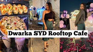 Dwarka SYD ROOFTOP CAFE  Affordable Cafes in Dwarka  Best Cafe in Delhi  DWARKA DELHI  Food [upl. by Yvonne]