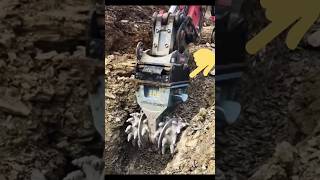 the technics used in heavy machineries  excavator  heavy machinery working youtubeshorts shorts [upl. by Ennaehr392]