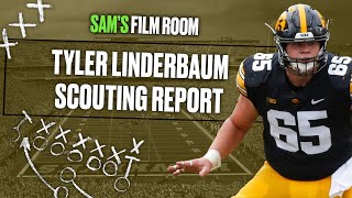 Tyler Linderbaum Iowa Scouting Report  NFL Draft 2022 [upl. by Drahsar769]