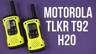 Распаковка Motorola TLKR T92 H2O [upl. by Costanzia]