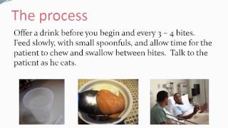 Intro to Feed the Resident in a Chair CNA Skill [upl. by Jaunita]