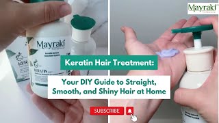 Keratin Hair Treatment Your DIY Guide to Straight Smooth and Shiny Hair at Home hair haircare [upl. by Sum]