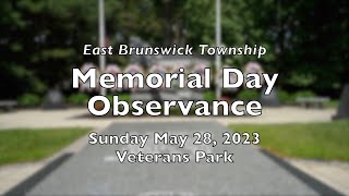 East Brunswicks Memorial Day Observance 2023 [upl. by Adnylam]