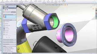 Solidworks  Mont Tubulação Dagua  Parte 02 [upl. by Riane]