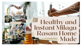 Healthy and Instant Milagu Rasam preparation at homefoodie [upl. by Rego786]