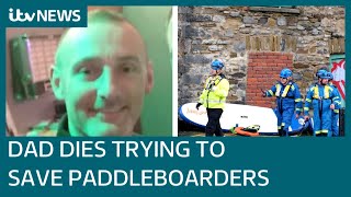 Exsoldier and dad dies trying to save fellow paddleboarders in Haverfordwest  ITV News [upl. by Neram543]