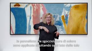 Sala 2  videoguida LIS  Helen Frankenthaler Dipingere senza regole [upl. by Dopp]