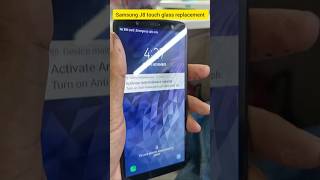 Samsung J8 touch glass replacement viralvideo shorts short viralreels reels phone india [upl. by Adniram648]