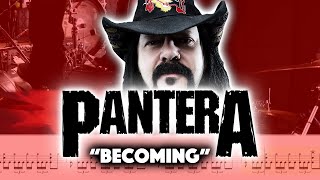 How To Play Pantera Becoming Double Bass  Cameron Fleury [upl. by Edmon]