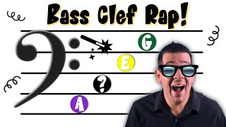 Reading Notes on the Bass Clef Bass Clef Rap [upl. by Llerrah]