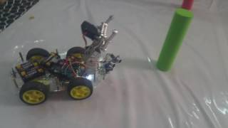 Area cleaning color sensor robot [upl. by Ultan]