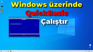 Windows 10 üzerinde DosBox ile QuickBasic Çalıştırma [upl. by Vogeley679]