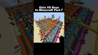 Girls VS Boys in Minecraft Part7 indiangamer hindigameplay minecraftfunny funny [upl. by Misty110]