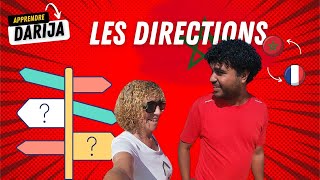 22  VOCABULAIRE DARIJA  LES DIRECTIONS EN DIALECTE MAROCAIN [upl. by Remmus]