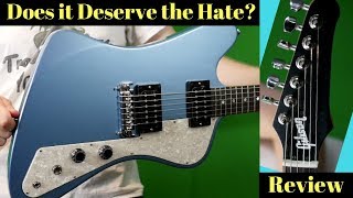 Does It Deserve the Hate 2017 Gibson Firebird Zero Pelham Blue  Review  Demo [upl. by Oruntha]