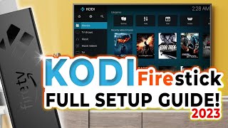 Complete KODI setup guide for FIRESTICK 2023 [upl. by Ayotas]