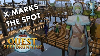 Unlocking the Adventurers Outfit  X Marks the Spot  Quest Speedrunning OSRS [upl. by Oderf]