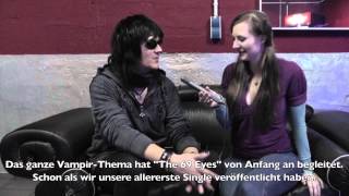 Interview THE 69 EYES in Cologne Finnish with German subs [upl. by Noed195]