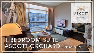 Ascott Orchard Singapore  1 Bedroom Premier Suite Review [upl. by Vasti148]