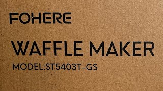 Doppelwaffeleisen für Belgische Waffeln [upl. by Ashien]