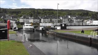 Crinan Canal  Ardrishaig Sea Lock [upl. by Bunch]