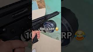 100rd drum AR PISTOL 2agun edc airsoft wildguns 2a woods shortsfeed wildlife gunsdaily [upl. by Roee]