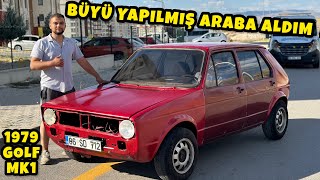 BÜYÜ YAPILMIŞ ARABA ALDIM  1979 MODEL GOLF MK1 [upl. by Hnahk436]