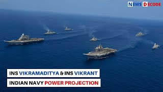 First Video Of Ins Vikramaditya amp Ins Vikrant Sailing Together 🔥  Indian Navy  Indian Defence News [upl. by Trauts692]