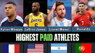 Top 50 HighestPaid Athletes [upl. by Oniluap135]