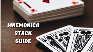 MNEMONICA Stack by Juan Tamariz  NEW GUIDE Tutorial for Beginners  Memorized Deck Magic [upl. by Nuyh2]