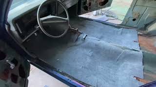 Cheap and Easy Classic Car Carpet DIY Carpet Installation [upl. by Notac]