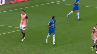 Peterborough United v Portsmouth highlights [upl. by Odericus382]