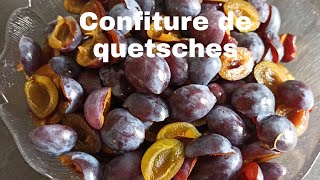 Confiture de quetsches 👩‍🍳 Recette pas à pas  Fait maison [upl. by Acemaj299]