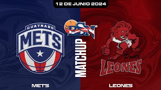 Mets de Guaynabo vs Leones de Ponce  BSN2024 [upl. by Anitnatsnoc260]