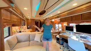 Luxury Living On Wheels The Ultimate Tour of Our Customized Monaco Motorhome [upl. by Ogren]